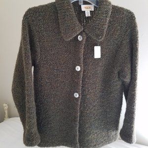 Talbots women size S wool cardigan EUC